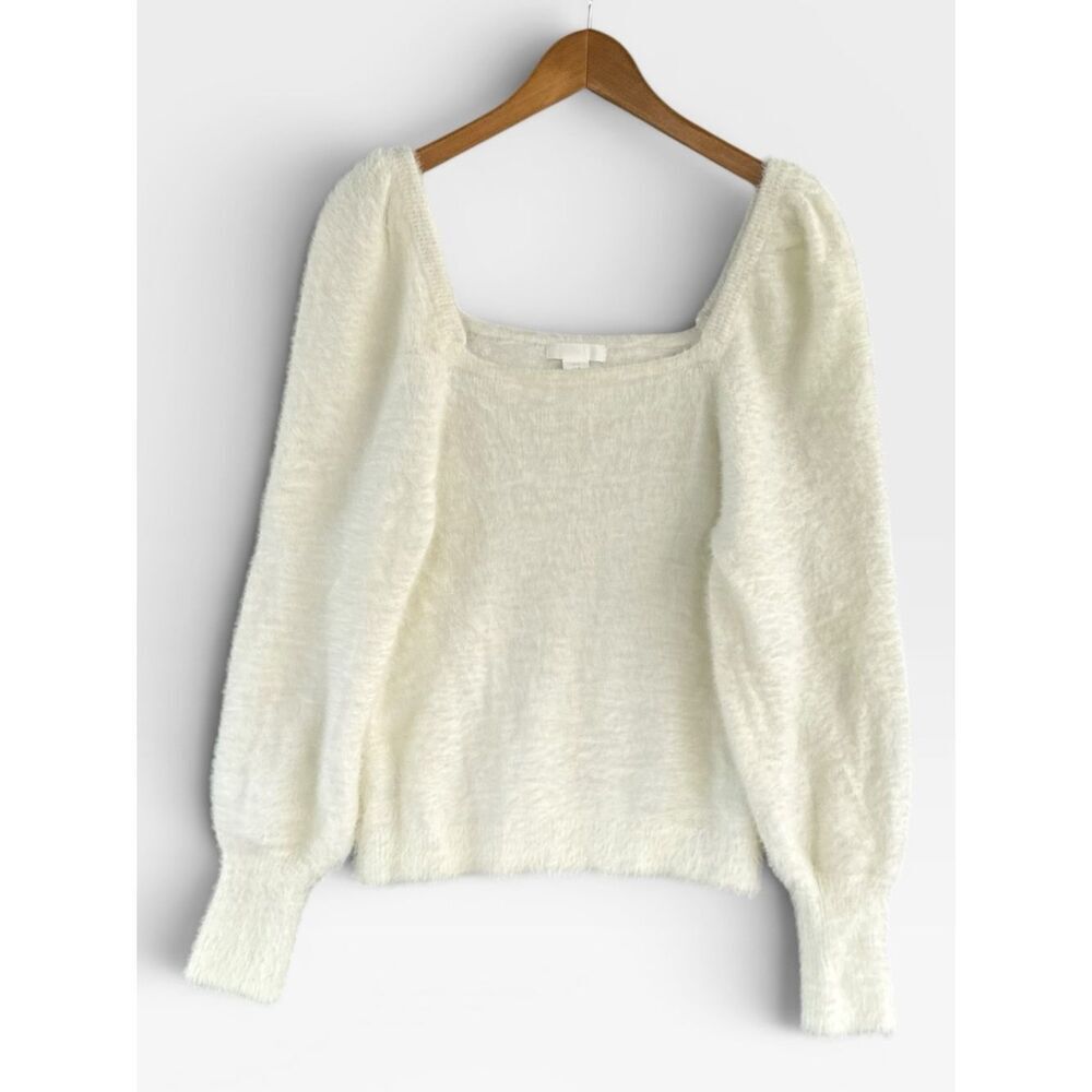 🎉5 for $45🎉 H&M sweater pullover size M white